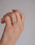 REA 3 in One Small Knot Silverring - Mila Silver