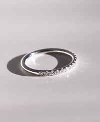 SET VIGSEL & FÖRLOVNINGSRING till henne,  Elise + Plain 10 mm ring - Mila Silver