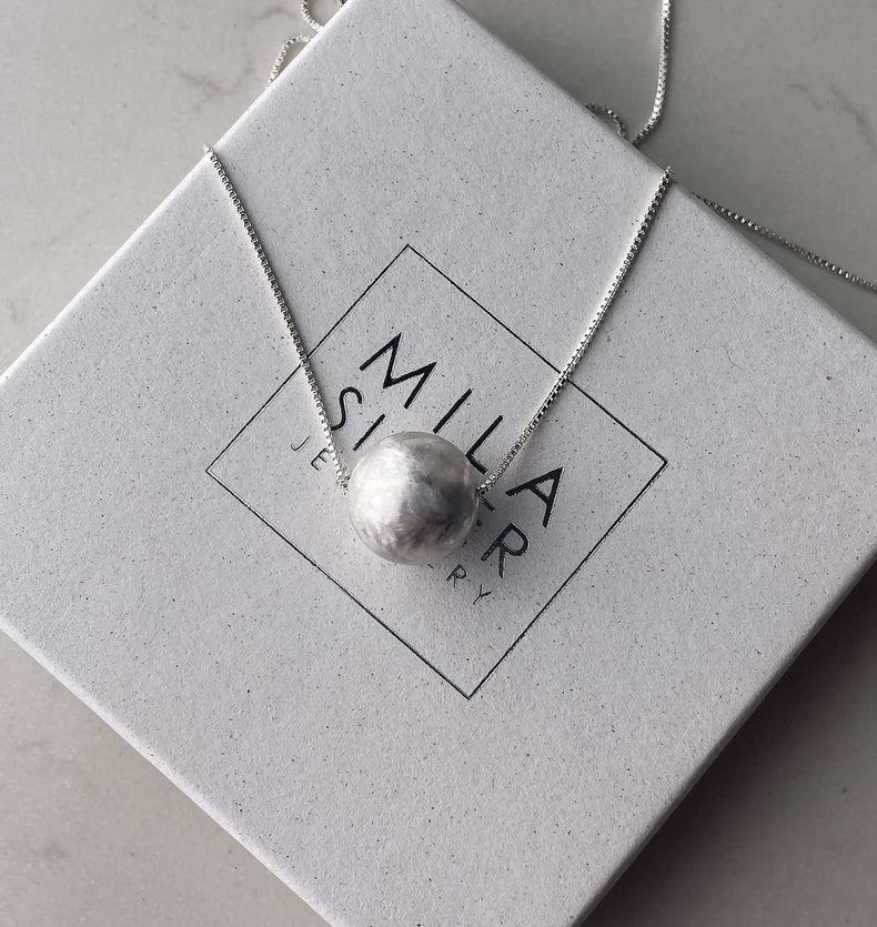 Snowball Halsband, silver - Limited Edition