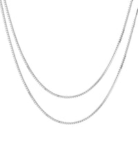 CHAIN ​​​​Halsband, Choker, Box kette, 40/80 cm