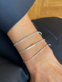 ROD MINI armband silver - Mila Silver