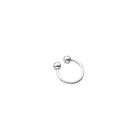 Dagg ear cuff, silver