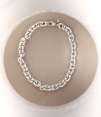 Mega Chunky Chain Halsband kedja, silver 14 mm - Mila Silver