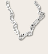 Anchor Chunky Chain Necklace, silver