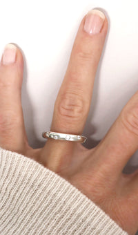 Noelle Star Vigselring / Förlovningsring | Diamantring, silver - Mila Silver