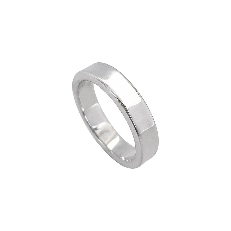 MILA MAN ring, silver 5 mm - Mila Silver