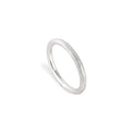 MILA COMBO ring thin, frosted silver - Mila Silver