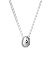 Silver Egg Pendant Halskette, klein