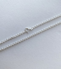 KEDJA ankar silver, 1.5 mm, 60 cm - Mila Silver