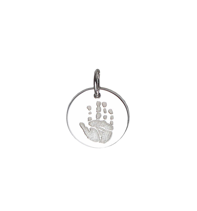 BERLOCK Eget fot/hand avtryck, silver - Mila Silver