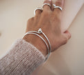 MY Bangle Armband silver - Mila Silver