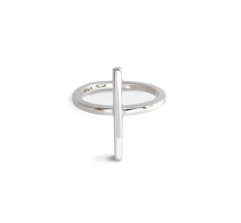 ROD ring silver - Mila Silver