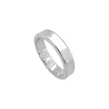 MILA COMBO ring, silver 5 mm - Mila Silver